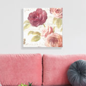 Toile Roses français Pastel Pink (Insitu(Salon))