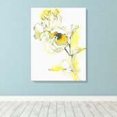 Toile Roses jaune et blanc (Insitu (Plancher de Bois))