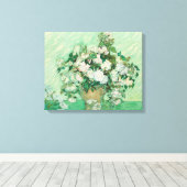 Toile Roses par Vincent van Gogh (Insitu (Plancher de Bois))