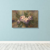 Toile Roses Peintes 45 cm x 30 cm (Insitu (Plancher de Bois))
