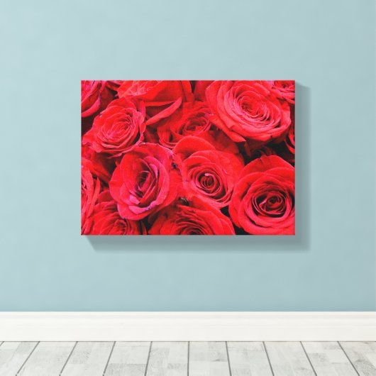 Toile Roses rouges (Insitu (Plancher de Bois))