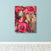 Toile Roses rouges Imprimer (Insitu (Plancher de Bois))