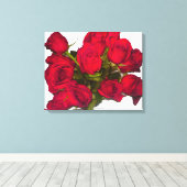 Toile Roses rouges Imprimer (Insitu (Plancher de Bois))
