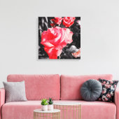 Toile Roses rouges romantiques (Insitu(Salon))