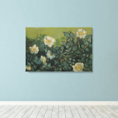 Toile Roses sauvages de Vincent van Gogh (Insitu (Plancher de Bois))
