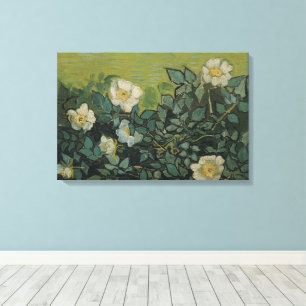 Toile Roses sauvages par Vincent van Gogh, Jardin Vintag