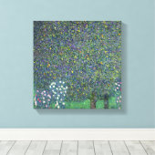 Toile Roses sous les arbres, c.1905 (Insitu (Plancher de Bois))