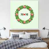 Toile Roses sur Couronne de Laurier (Insitu(Chambre))
