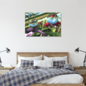 Toile Roses sur Raindrops Canvas Imprimer (Insitu(Chambre))