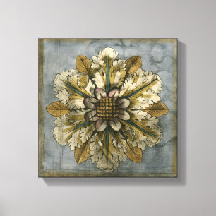 Toile Rosette décorative de Demask sur l'arrière - plan