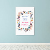 Toile Rosh HaShanah souhaite une bonne année (Insitu (Plancher de Bois))