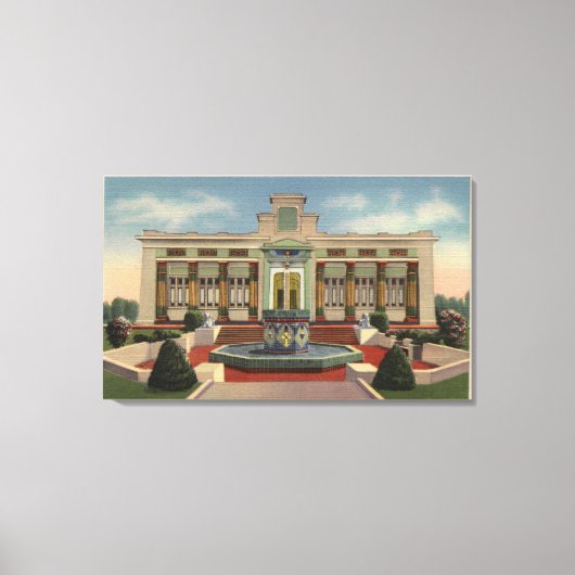 Toile Rosicrucian Park, boul Rose-Croix Sciene (Recto)