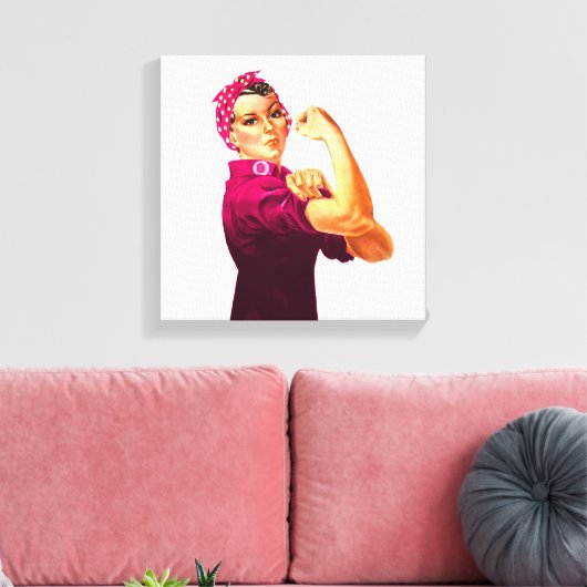 Toile Rosie Le Riveter - Cancer Rose (Insitu(Salon))