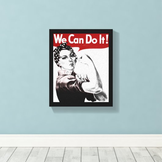 Toile Rosie the Riveter (Insitu (Plancher de Bois))