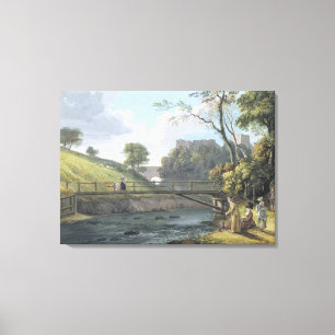 Toile Roslin Castle, Midlothian (avec c/c et gouache sur