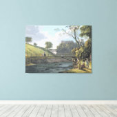 Toile Roslin Castle, Midlothian (avec c/c et gouache sur (Insitu (Plancher de Bois))