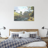 Toile Roslin Castle, Midlothian (avec c/c et gouache sur (Insitu(Chambre))