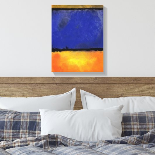 Toile Rothko ou Pollock v1 par Unknown (Insitu(Chambre))