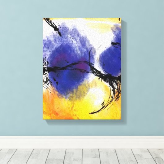 Toile Rothko ou Pollock v8 par Unknown (Insitu (Plancher de Bois))