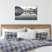 Toile Rottach-Egern au Tegernsee, Bavière en hiver (Insitu(Chambre))