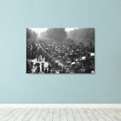 Toile Rotten Row in Hyde Park, London, c.1890 (Insitu (Plancher de Bois))