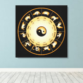 Toile Roue chinoise Zodiac (Insitu (Plancher de Bois))