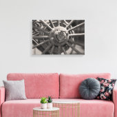 Toile Roue de chariot à l'ancienne (Insitu(Salon))