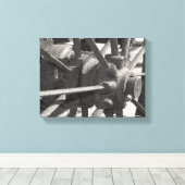 Toile Roue de Chariot Antique (Insitu (Plancher de Bois))