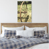 Toile Roue du râteau de foin vieilli (Insitu(Chambre))