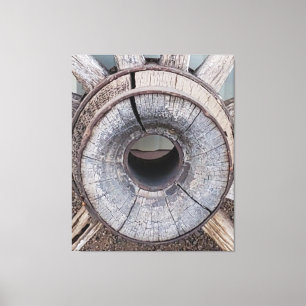 Toile Roue en Wagon Rustique Old West