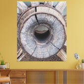 Toile Roue en Wagon Rustique Old West (Insitu(Salon))