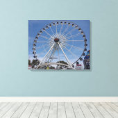 Toile ROUE FERRIS SUR CANVAS 20 "x 16" (Insitu (Plancher de Bois))