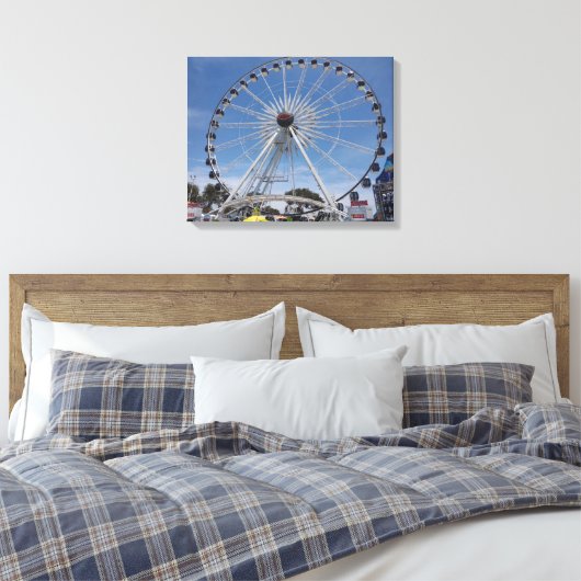 Toile ROUE FERRIS SUR CANVAS 20 "x 16" (Insitu(Chambre))