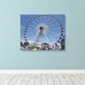 Toile ROUE FERRIS SUR CANVAS 20 "x 16" (Insitu (Plancher de Bois))