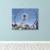 Toile ROUE FERRIS SUR CANVAS 20 "x 16" (Insitu (Plancher de Bois))