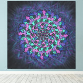 Toile Roue pourpre (Insitu (Plancher de Bois))