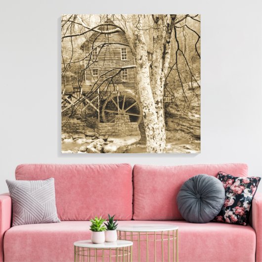 Toile Roue vintage (Insitu(Salon))