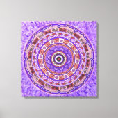 Toile Roue violette Mandala (Recto)