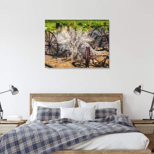 Toile Roues de Ranch Historique (Insitu(Chambre))
