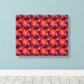 Toile Rouge Abstrait (Insitu (Plancher de Bois))