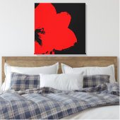 Toile Rouge Amaryllis (Insitu(Chambre))