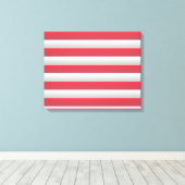 Toile Rouge et Blanc (Insitu (Plancher de Bois))