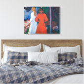 Toile Rouge et Blanc | Edvard Munch | (Insitu(Chambre))