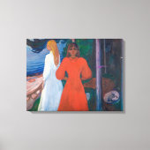 Toile Rouge et Blanc | Edvard Munch | (Recto)