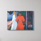 Toile Rouge et blanc | Edvard Munch | (Recto)