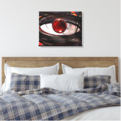 Toile rouge et noire enveloppée (Insitu(Chambre))