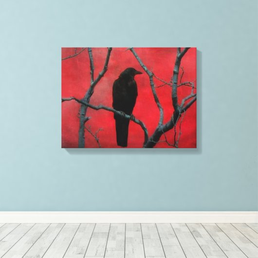 Toile Rouge gothique profond (Insitu (Plancher de Bois))