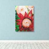 Toile Rouge indonésien (Insitu (Plancher de Bois))