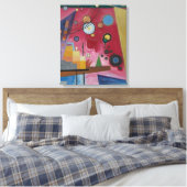 Toile Rouge intense de Wassily Kandinsky (Insitu(Chambre))