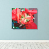 Toile rouge Iris (Insitu (Plancher de Bois))